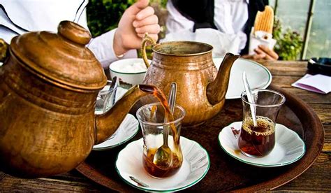 apple tea turkish coffee and nazar