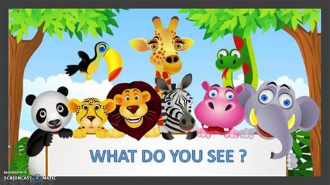 Wild Animals Preschool Video Introducing Wild Animals For Preschool