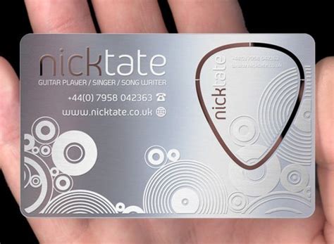 I don't have a capital one online account. Creative Business Cards for Artists that Incorporate What ...