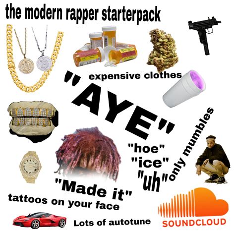 Modern Rapper Starter Pack Starterpacks