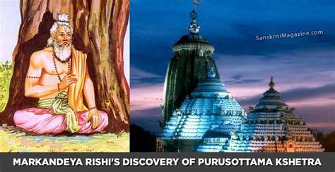 Markandeya Rishis Discovery Of Purusottama Kshetra Sanskriti