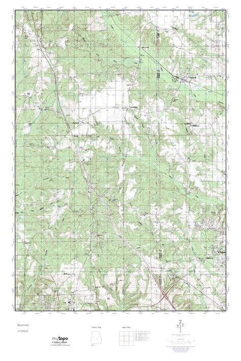 Mytopo Deatsville Alabama Usgs Quad Topo Map
