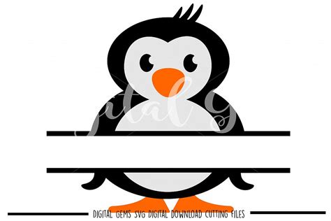 Penguin SVG / DXF / EPS / PNG files
