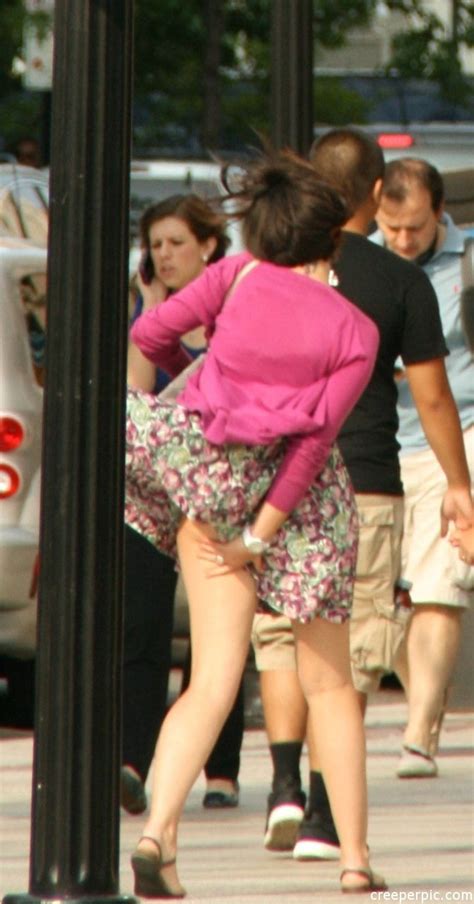 Windy Upskirt Funny And Pinterest Windy Skirts Sexy And Windy Day