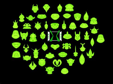 All ben 10 omnitrix aliens