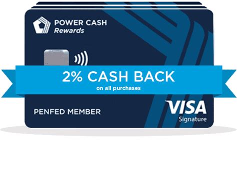 Cash Back Rewards Penfed Power Cash Rewards Visa Signature Card