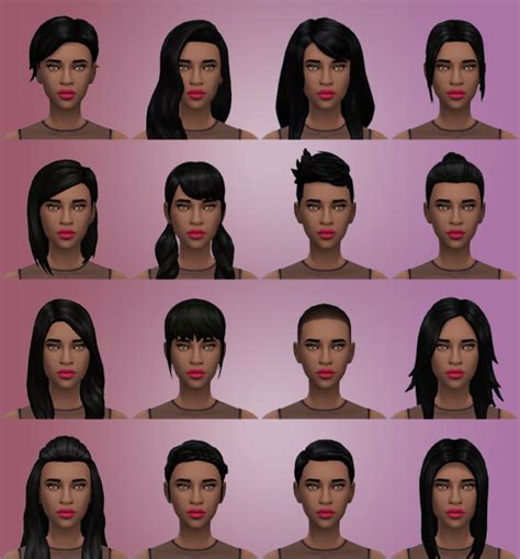 Sims 4 Custom Content Finds Prettyladybabies Af Actually Black Hair