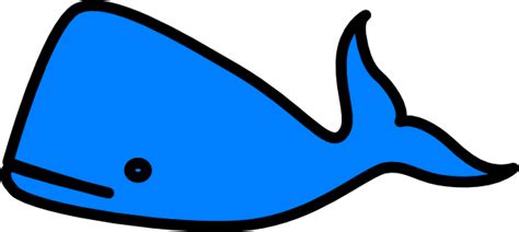 Bright Blue Whale Clip Art At Vector Clip Art Online