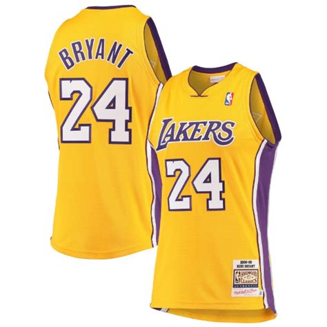Mitchell Ness Kobe Bryant Los Angeles Lakers Gold Hardwood Classics