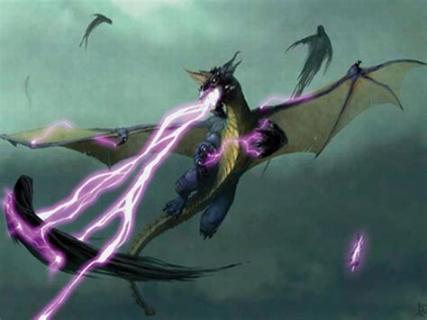 Lightning Dragon Lightning Dragon Types Of Dragons Concept Art World