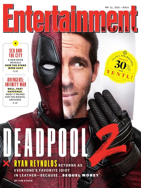 Deadpool 2 Entertainment Weekly Cover Deadpool 2016 Photo 41318687