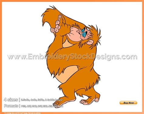 King Louie 2 The Jungle Book Disney Movie Characters In 4 Sizes