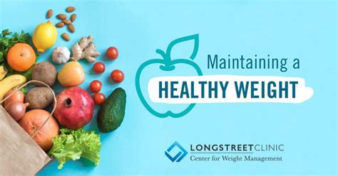 attaining and maintaining a healthy weight longstreet clinic