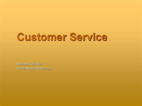 Ppt Customer Service Powerpoint Presentation Free Download Id1819806