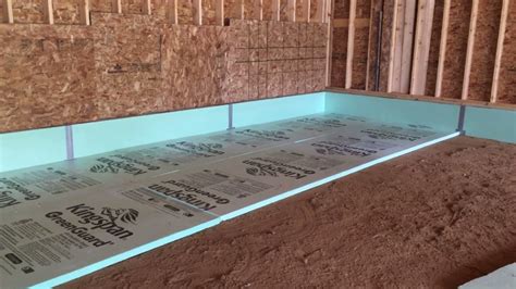 Insulating Concrete Floor How To Prepare To Lay Down Foam Board Youtube