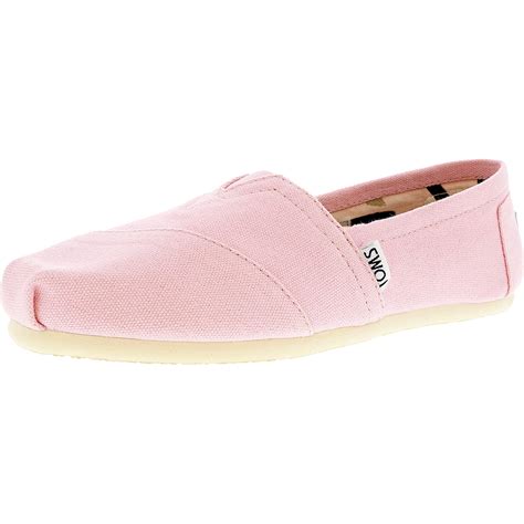 Toms Toms Womens Classic Canvas Pink Icing Ankle High Flat Shoe 9m