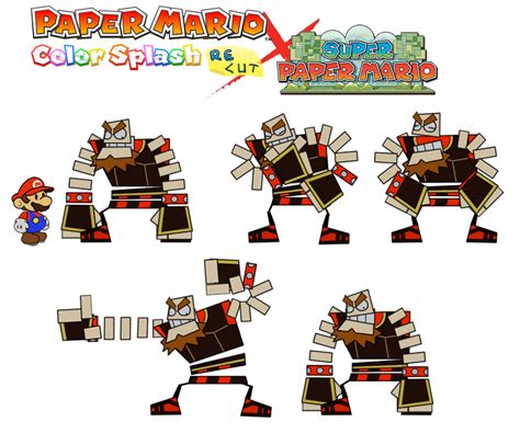 Ochunks Color Splash Recut X Super Paper Mario By Derekminya On