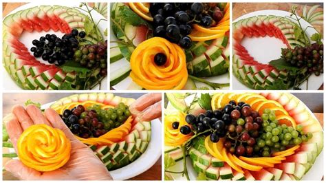 Super Fruit Platter Decoration Ideas Easy Ideas Food Art Youtube
