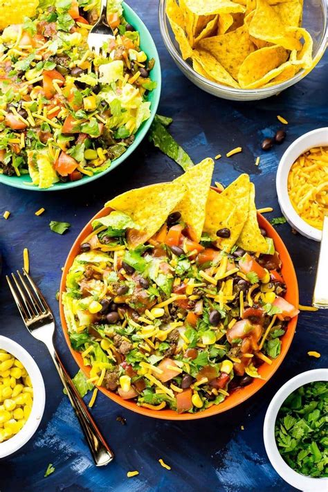 Doritos ® buffalo chicken nachos. This Doritos Taco Salad is a delicious 20-minute dinner ...