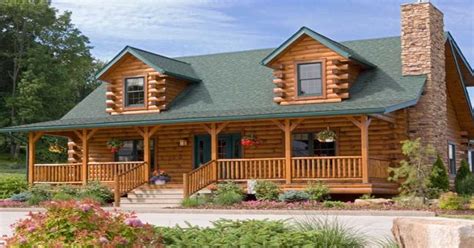 Check Out This Gorgeous Log Home The Great Room Within Is Simply