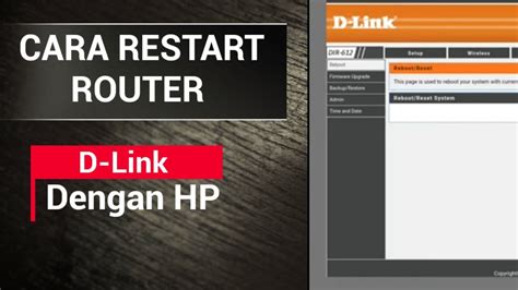 Perkembangan teknologi memberikan perubahan besar kepada setiap individu secara global di seluruh belahan dunia tanpa terkecuali. Cara Restart Modem & Wifi Router dengan HP Android - YouTube