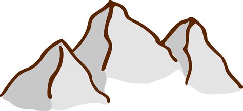 Mountain Map Symbol For Mountain Range Clip Art Library