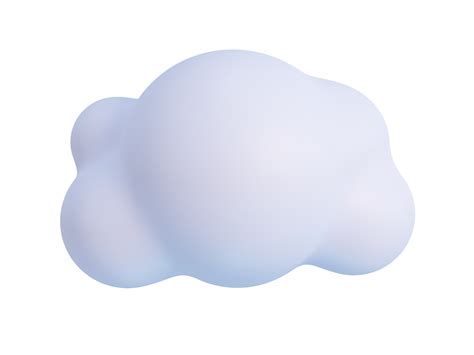 3d Clouds Fluffy Clouds In The Sky For Decorating Cartoon Scenes