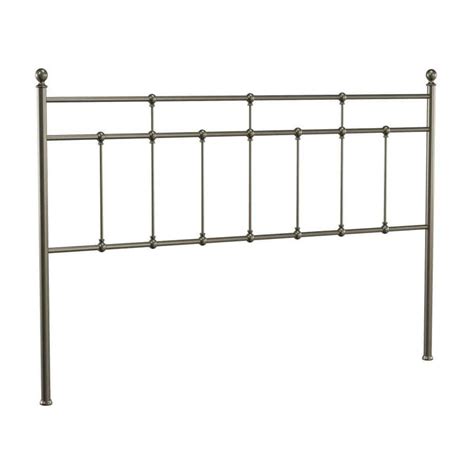 Hillsdale Furniture Providence Gray Aged Pewter King Headboard 2737 670 The Home Depot Metal