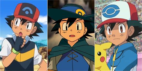 Pokemon: Every Different Design Of Ash Ketchum's Hats, Ranked