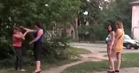 Prostitutes In Vicious Street Catfight Over Turf Caught Brawling On