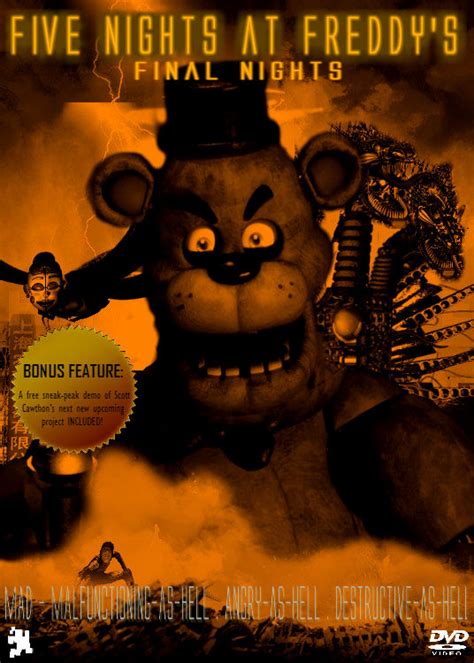 Five Nights At Freddys Final Nights Now Available On Blue Ray And