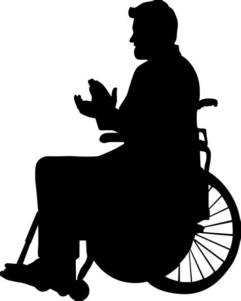 Silhouette Disabled Png Image Png All Png All