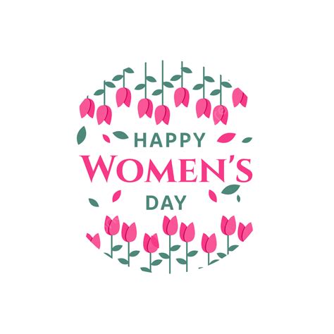 Happy Women Days Vector Design Images Happy Womens Day Flower
