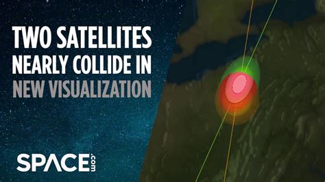 Two Satellites Nearly Collide Over Us In New Visualization Youtube