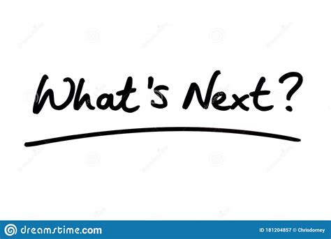 Whats Next stock illustration. Illustration of hows ...