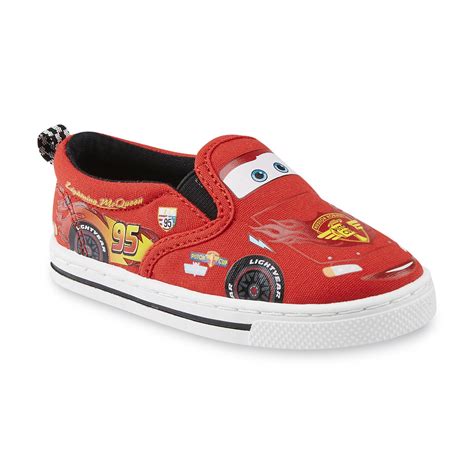 Kidsaw, racing car junior toddler bed. Disney Toddler Boy's Cars Lightning McQueen Red Canvas Shoe