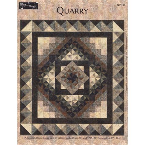 Quarry Quilt Pattern By Wing And A Prayer Design Ebay