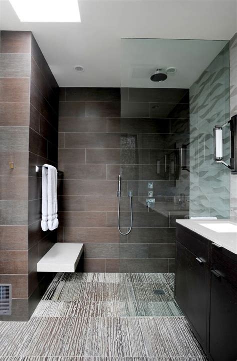 ¿crees que es una buena idea incorporar asientos en la ducha? 1001 + Ideas de duchas de obra para decorar el baño con ...