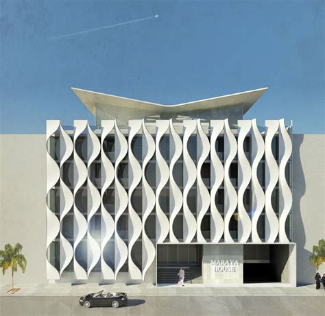 Polistudio A e s Società Di Ingegneria White wave facade Facade architecture design Hotel