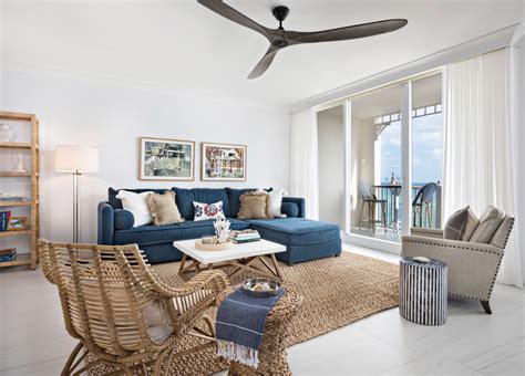 Ocean Grande Condo Renovation Beach Style Living Room Miami By