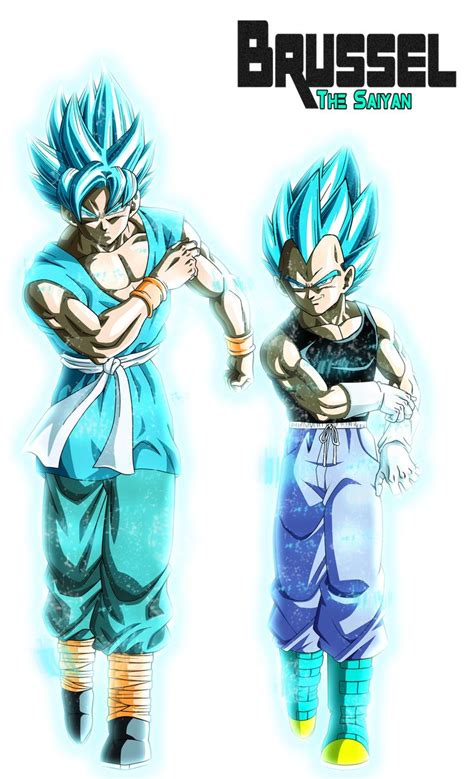 Super Saiyan Blue Goku And Vegeta End Of Z Edit By Brusselthesaiyan