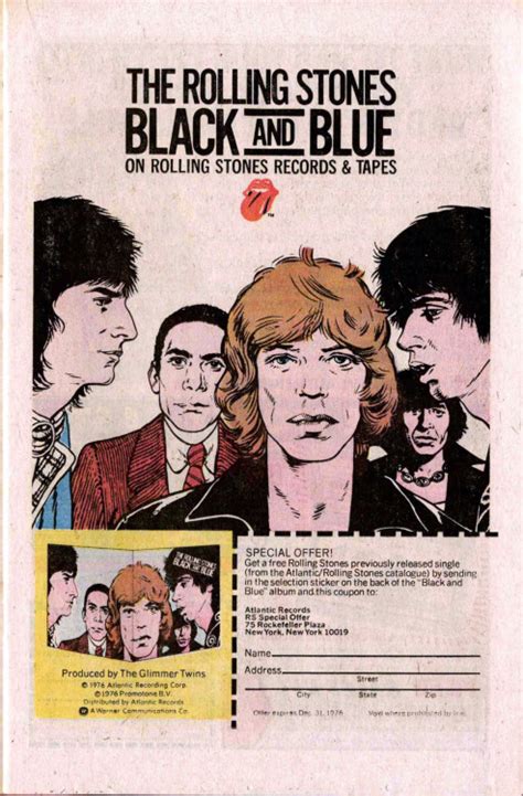 Super Seventies — The Rolling Stones ‘black And Blue Promo 1976