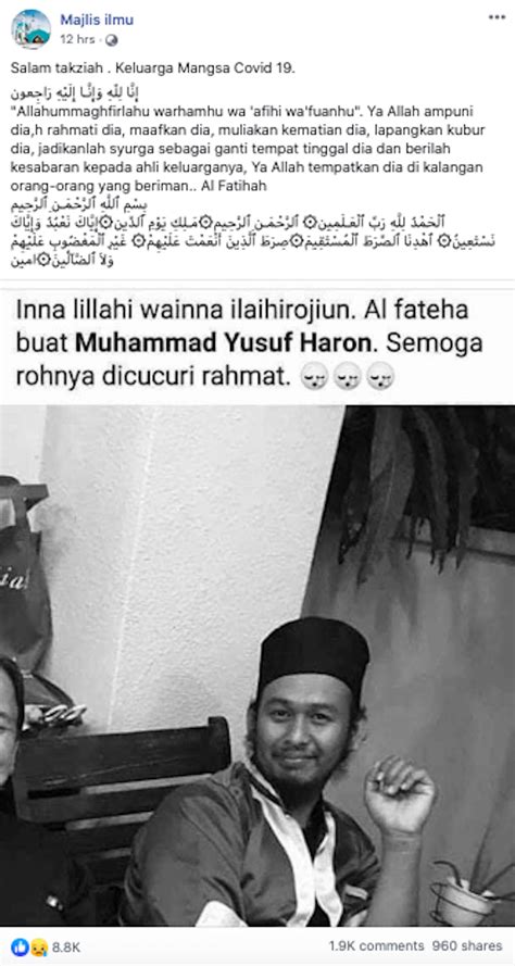 Tanpa kehadiran keluarga di sisi, jenazah mangsa Covid-19 selamat dikebumi