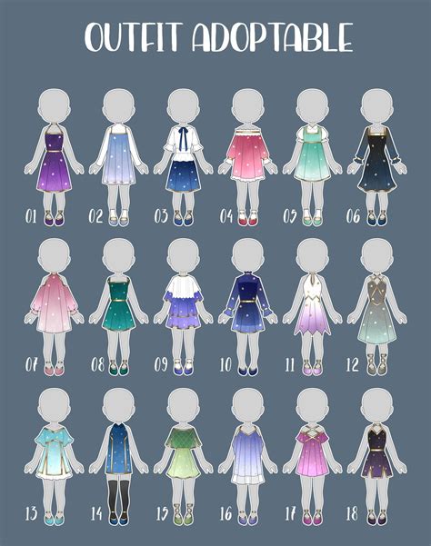 open 2 18 outfit adopt 92 by rosariy on deviantart fashion design drawings drawing anime