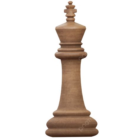 Chess King Front View Chess King Chess Piece Chess Pieces Names Png