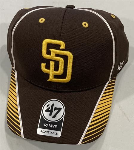 San Diego Padres Mlb Brown Radiate Adjustable Mvp Hat New