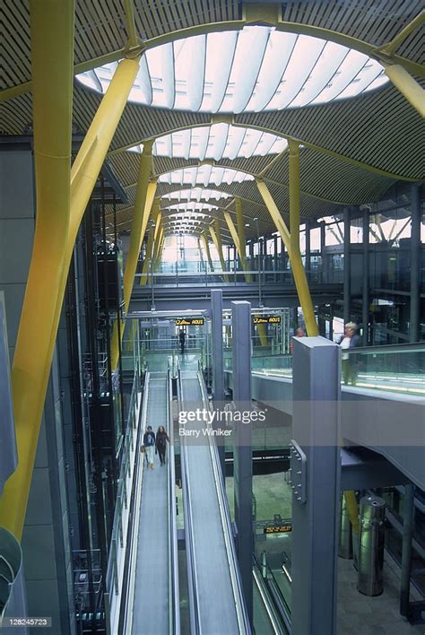Barajas International Airport New Terminal 4 Madrid Spain High Res