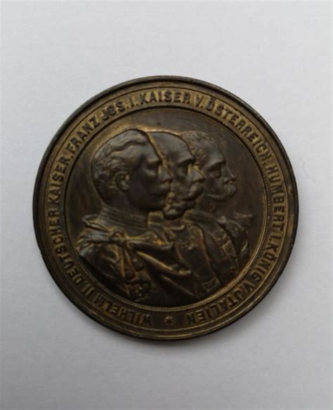Germany Medal No Date Dreibund Wilhelm Ii Deutscher Catawiki