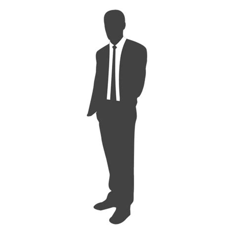 Young Businessman Standing Silhouette Png And Svg Design For T Shirts