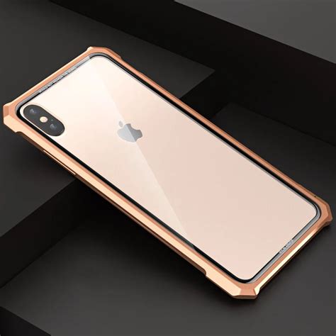 Luxury Metal Bumper Case For Iphone Xs Iphone X Xr Xs Max Case Aluminum